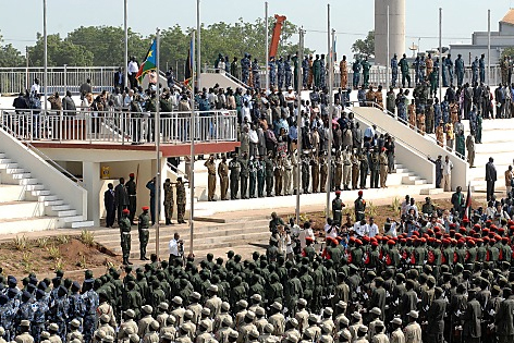 Vorbereitung der Unabhängigkeitsfeier in Juba