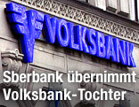 Außenansicht einer Volksbank-Filiale