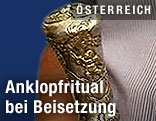 Knauf des traditionellen Klopfstab