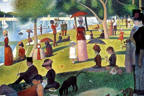 © Art Institute of Chicago Georges Seurat Bild "Ein Sonntagnachmittag auf der Insel Grand Jatte"