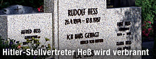 Grab von Rudolf Heß