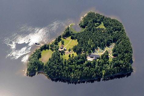 © Reuters/Lasse Tur Luftaufnahme der norwegischen Insel Utoya