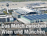 Luftaufnahme des Flughafens M&uuml;nchen