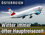 Startendes Flugzeug
