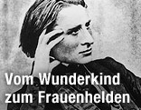 Fotografie des jungen Franz Liszt