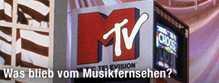 Bildschirm mit MTV-Logo