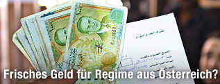 Syrische Geldscheine