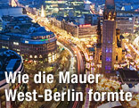 Nachtansicht vom Kudamm in Berlin