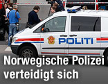 Norwegisches Polizeiauto