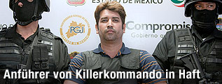Der mutmaßliche Anführer der Bande „Mano con Ojos“ Oscar Garcia Montoya