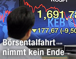 Broker vor südkoreanischer Indexanzeige