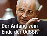 Der russische Präsident Michail Gorbatschow