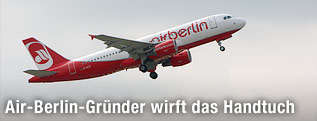 Flugzeug der Fluggesellschaft Air Berlin