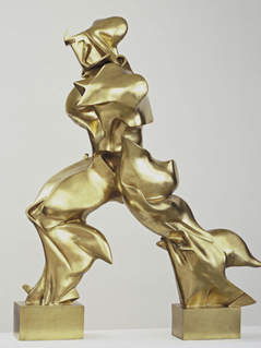 © MoMA Umberto Boccinis Bronzeskulptur "Einzigartige Formen der Kontinuität im Raum" aus dem Jahr 1913