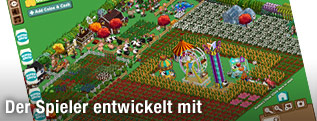 Screenshot von Computerspiel "Farmville"