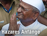 Der indische Bürgerrechtler Anna Hazare