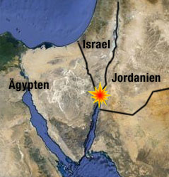 Karte von Israel