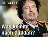 Libyens Machthaber Muammar al-Gaddafi