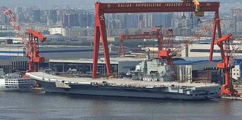 © AP Chinas erster Flugzeugträger