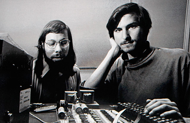 © Reuters/Kimberly White Steve Jobs und Apple-Mitbegründer Steve Wozniak