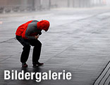 Reporter im Sturm