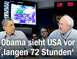 US-Präsident Barck Obama und FEMA-Direktor Craig Fugate