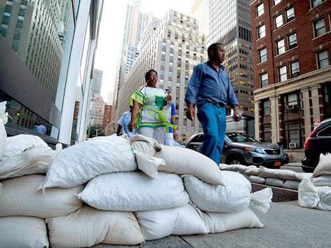 © Reuters/Eduardo Munoz Sandsäcke in Manhatten