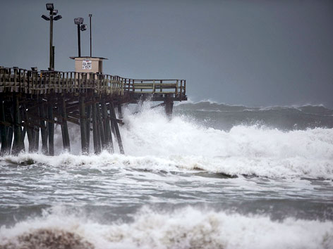 © Reuters/Steve Nesius Hurrikan "Irene" in North Carolina