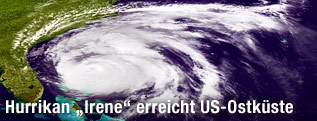 Satellitenbild von Hurrikan Irene