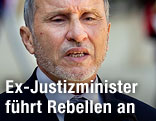 Der Chef des Nationalen &Uuml;bergangsrates  Mustafa Abdel Dschalil