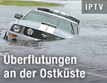 Auto überflutet