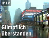 Menschenleeres New York