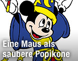 Micky Maus als Zauberer