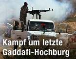 Rebellenkämpfer vor Sirte