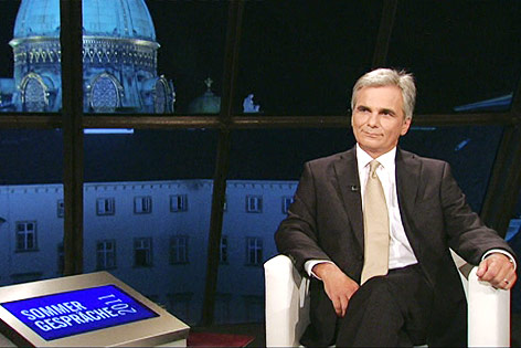 © ORF Bundeskanzler Werner Faymann