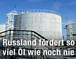 Öltanks in Russland