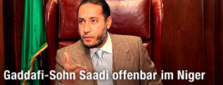 Saadi al-Gaddafi, Sohn des langjährigen libyschen Machthabers Muammar al-Gaddafi
