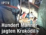 Gefangenes Krokodil