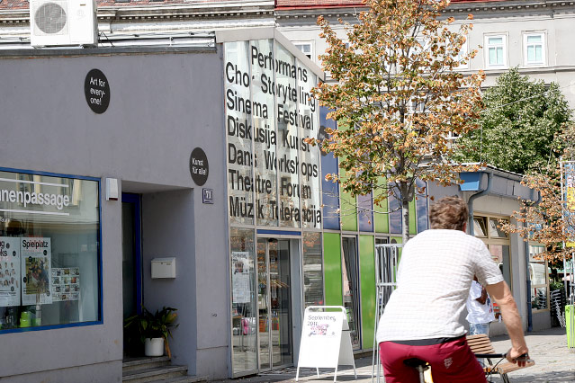 © ORF.at/Birgit Hajek Kunstgalerie am Yppenplatz in Ottakring