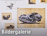 Mehrere Skizzen des Streetart-Künstlers ROA