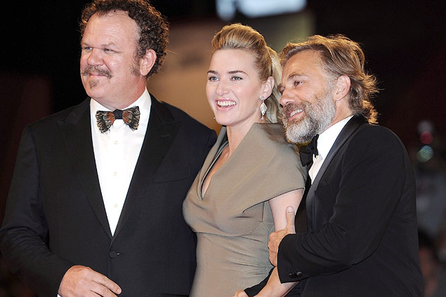 © APA/EPA/Claudio Onorati Schauspieler John C. Reilly, Kate Winslet und Christoph Waltz