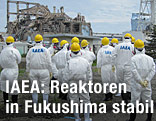 IAEA-Inspektoren beim AKW in Fukushima