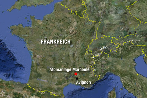 © Google Earth/ORF.at (Montage) Satellitenaufnahme von Frankreich