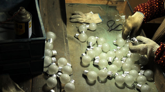 Filmszene von "Bulb Fiction"