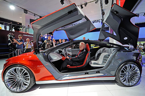 © dapd/Thomas Lohnes Der Ford Evos Concept auf der IAA