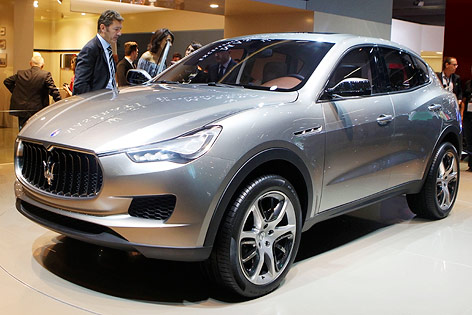 © AP/Michael Probst Der Maserati Kubang auf der IAA