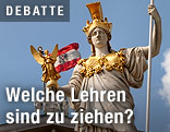 Justitia vor dem Parlament