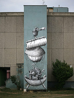 © muu.com.hr Kunstwerk auf dem Street-Art-Festival "MUU" in Zagreb