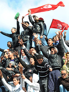 © APA/EPA Demonstration am 25. Februar 2011 in Tunis