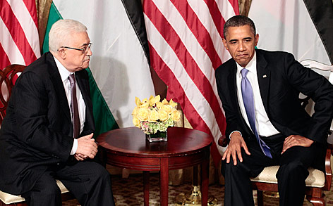 © AP/Pablo Martinez Monsivais US-Präsident Barack Obama und Palästinenserpräsident Mahmud Abbas